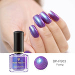 BORN PRETTY Chameleon Nail Polish 6ml Shell Glimmer Varnish Summer Series Glitter Blue Purple Nail Lacquer Polish