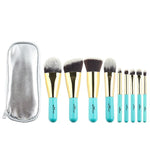 Anmor 9PCS Mini Soft Makeup Brushes Set & Kit Portable